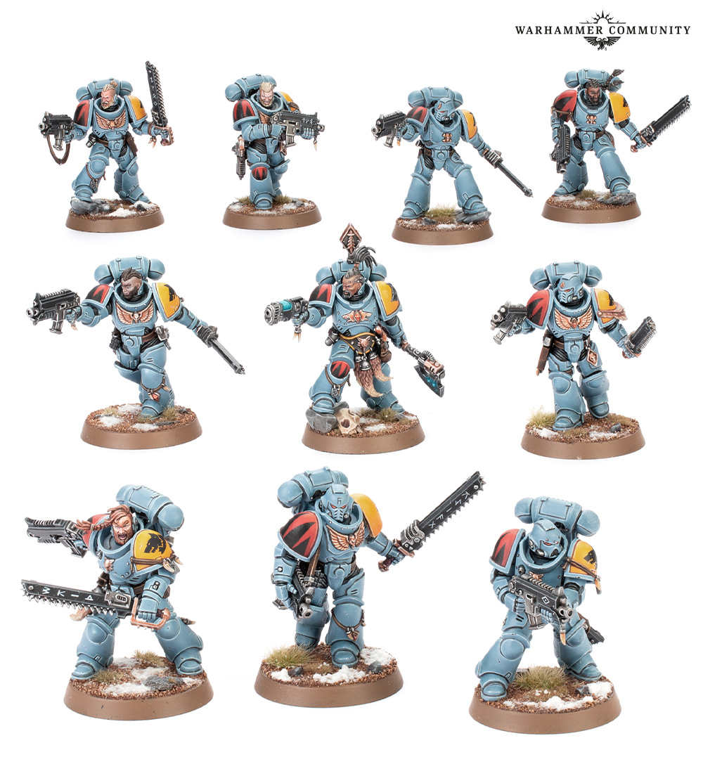 Space Wolves - Grey Hunters